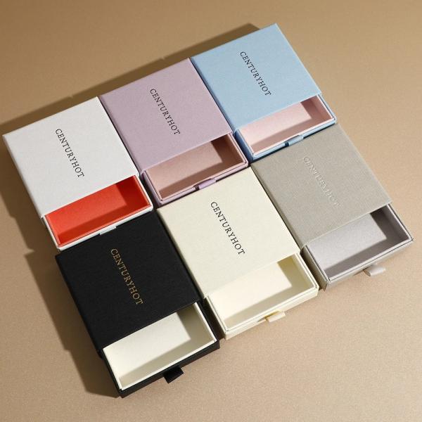 Jewelry Packaging Box Pull-Out Jewelry Box Necklace Earring Packaging Box Exquisite Jewelry Drawer Box