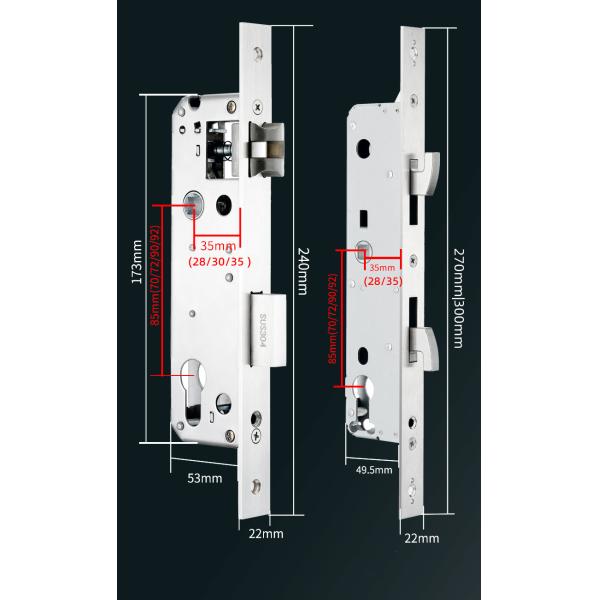 Алюминиевый отпечаток пальца App Control Door Lock Bluetooth водонепроницаемый IP65