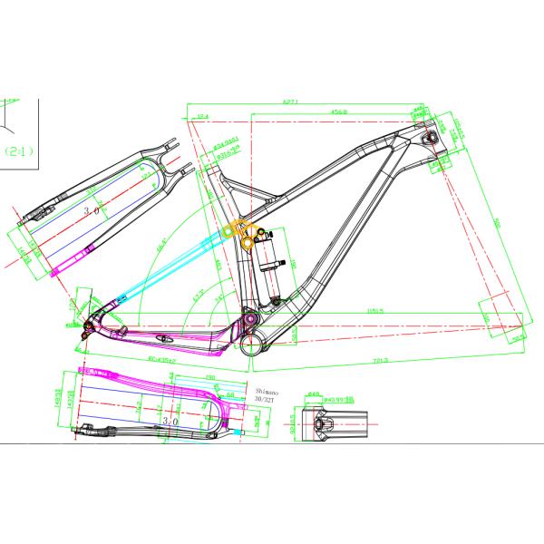 Boost 27.5er/ 29er Carbon XC Mtb полная подвеска рамка 148x12 двойной ударный горный велосипед