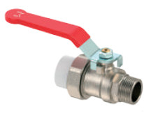 Female Thread Connection brass water valve With L Type Handle For Brass To PP-R Pipes