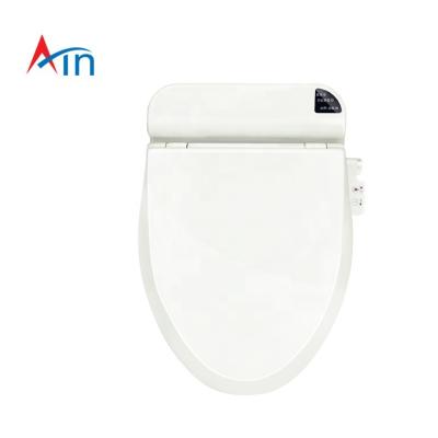 Assento plástico da tampa de toalete do wc do bidê esperto elétrico coreano do toalete da forma do estilo U