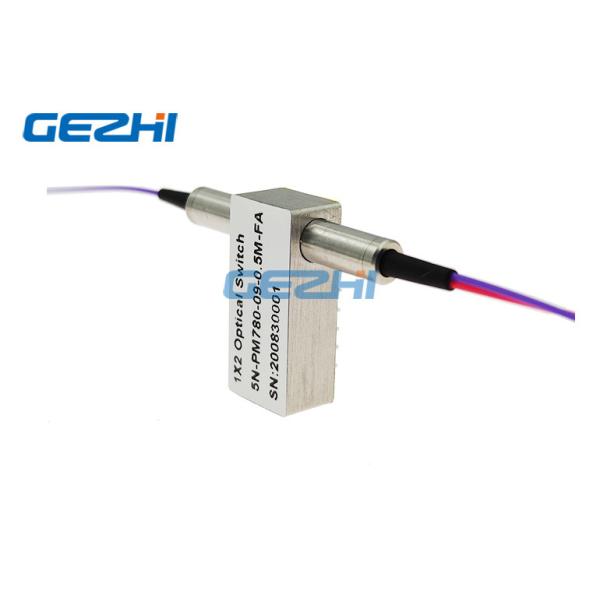 Поляризация оптически переключателей 780nm волокна FC/APC 1x2 премьер-министра