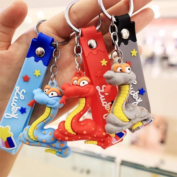 Очаровательный мультфильм Силиконовый ключик Милый Каваи Аниме Крутые ключики Для рюкзаков Космический ключик Рождественский подарок