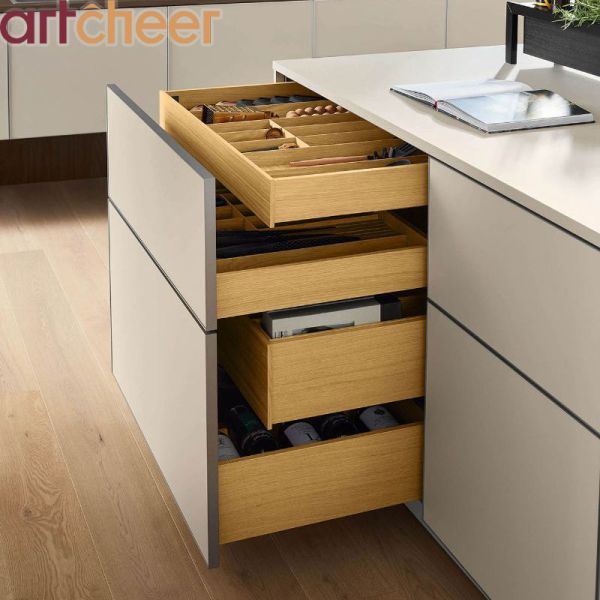 Modern Design Eco-Friendly Kitchen Island Cabinet with Customizable Modular Kitchen Cabinets