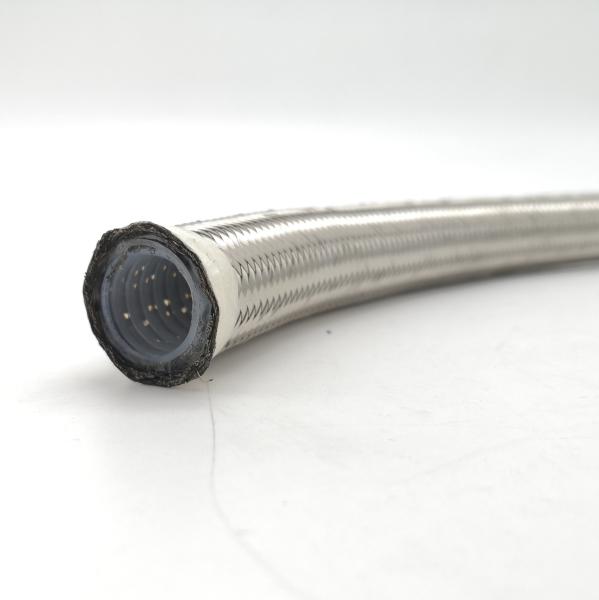 8AN trançado de aço inoxidável 3/8 corrugou a mangueira de PTFE