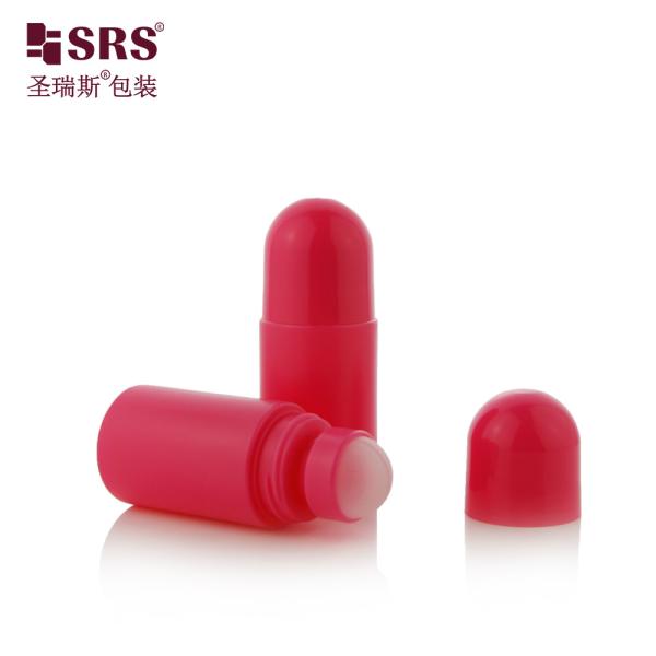 2oz 3oz White Roll On Deodorant Bottle With PP Plastic Cap And Roller Ball