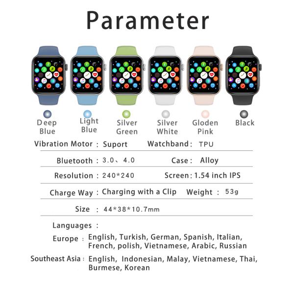 FT30 Pro DIY Wallpaper Iwo 12 Smartwatch Bluetooth Calling