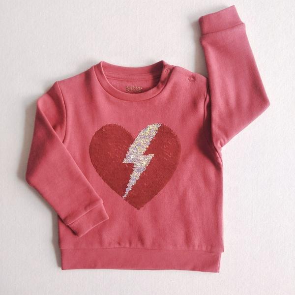 Custom Girls Pullover Fleece Sweatshirt with Rubber Printing and Print Pattern