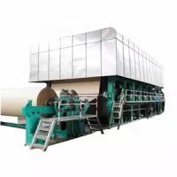 les machines de fabrication de papier de 3200mm emballage ont ridé la machine de fabrication de papier