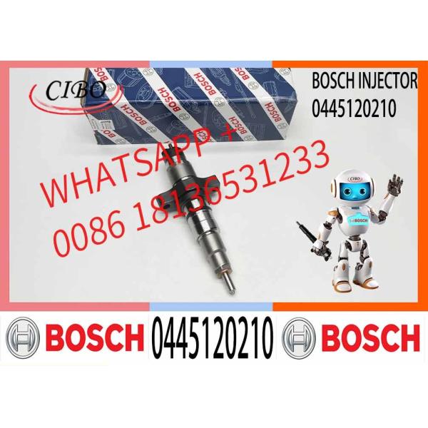 0445120210 Fuel Injector 0986435503 Diesel Injection 0445120210 Common Rail Injector 0 445 120 210 For Ford