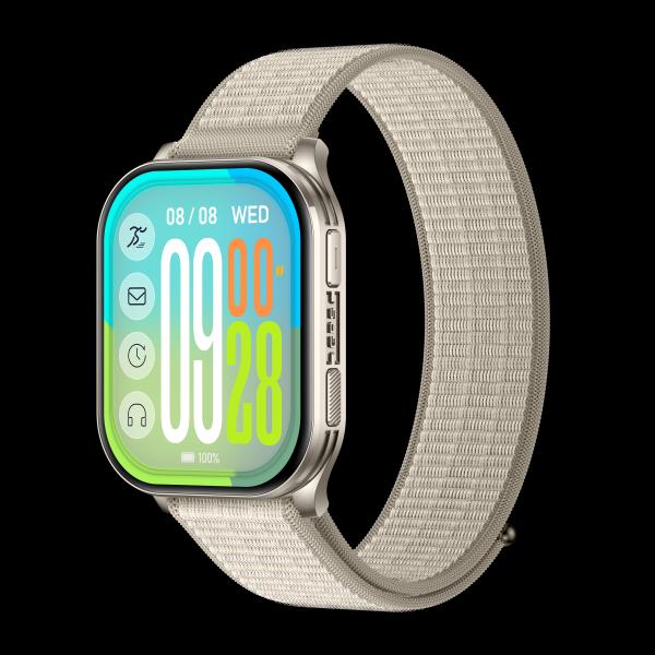 KW329 1.952 GPS Sports Smartwatch with LED Flashlight Offline Maps AI Assistant