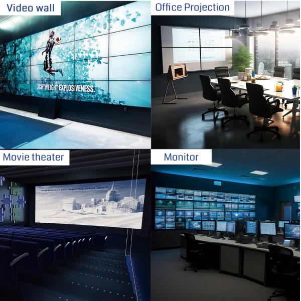 BIT-MSE-4K60-103HD Индустриальный 4K Multi-Screen Expansion Box с выходами 3xHDMI