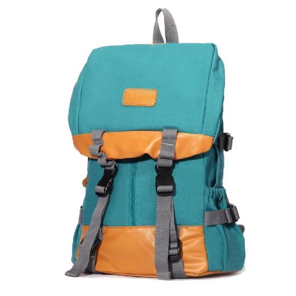 Unisex Vintage Canvas School Backpack Rucksack