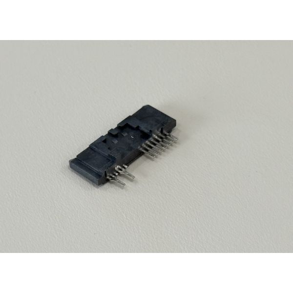 SATA 22-Pin Female SMT PCB Connector, Power and Signal Terminals, 1.27mm Pitch Board Connector for Server Storage, SSD, Automotive Electronic Transmission, Custom Wire Cable Assemblies