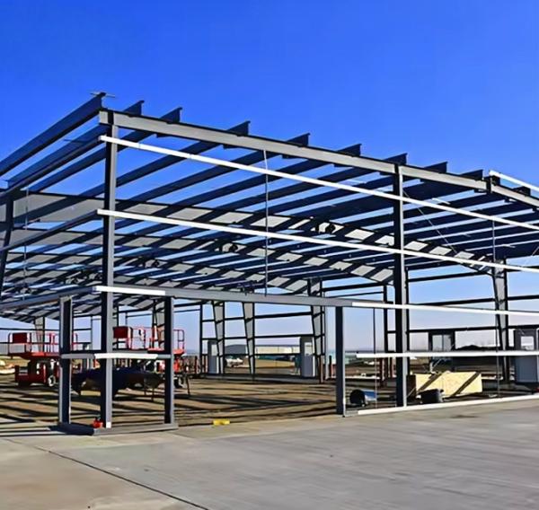Fabricación de estructuras de acero prefabricadas, diseño industrial, almacén, comercial