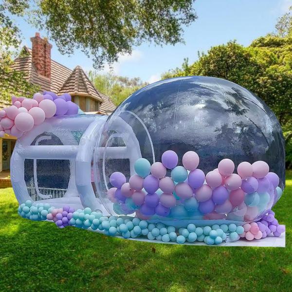 Max Capacity of 100kg Inflatable Waterproof Air Bubble Clear Dome Camping Tent House