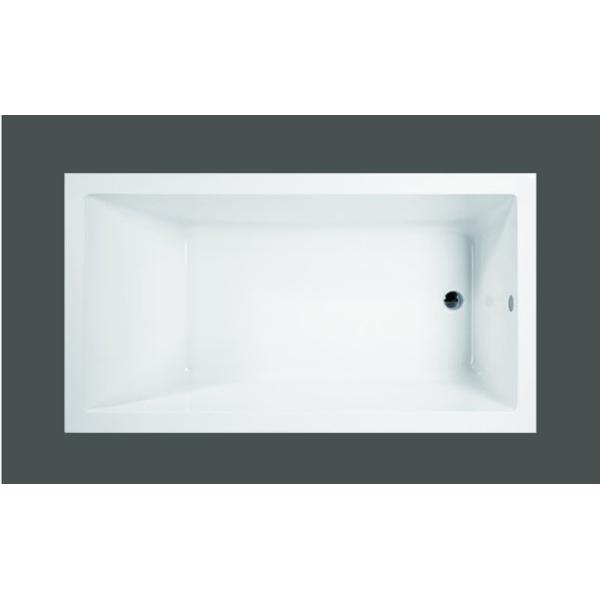 cUPC 60 inch drop in acrylic simple bathtub North-America market tub