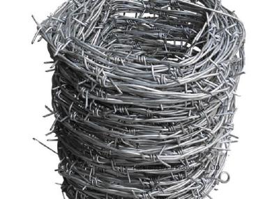 12x14 Hot Dipped Galvanized Barbed Wire Coil,  Security  Mesh Fence