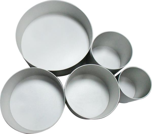 IEC 60335 Hotplate Test Vessel Set Aluminum Pots With Lids 5 Sizes