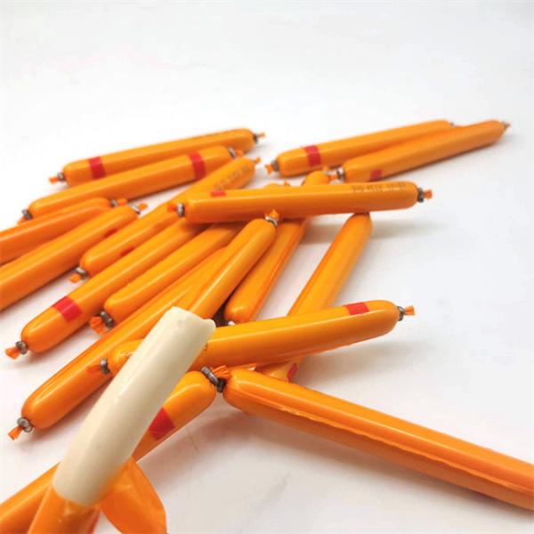 Colourful Logo Printed Plastic Pvdc Sausage Casing For Fish Sausages