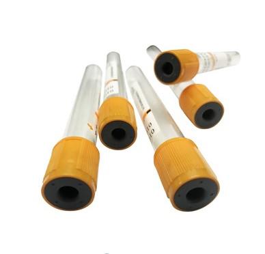 Tubos de ensaio clínicos da coleção do sangue do teste do tubo do gel do laboratório 6ml e do ativador do coágulo