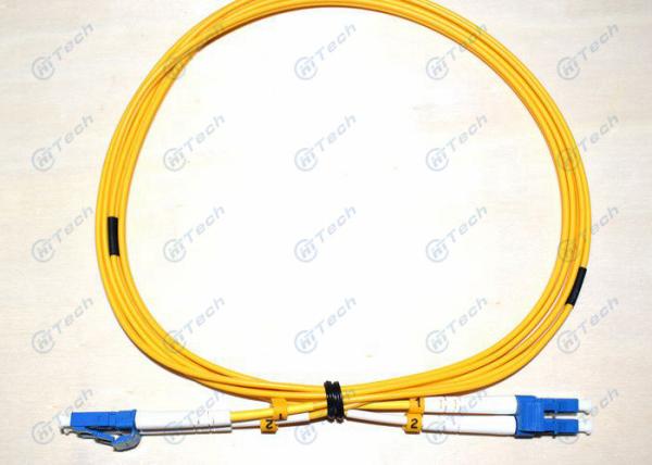 9/125μm Duplex Singlemode LC-LC Fiber Optic Patch Cable LSZH Cable