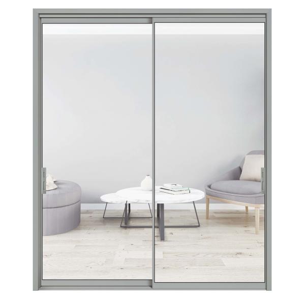 Commercial Glass Door With ≤2.1 Heat Insulation Coefficient From Aluminium Sliding Doors