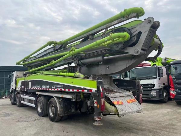 2020 Zoomlion 56m Pompe à béton vert Camion machine de construction Camion pompe montée