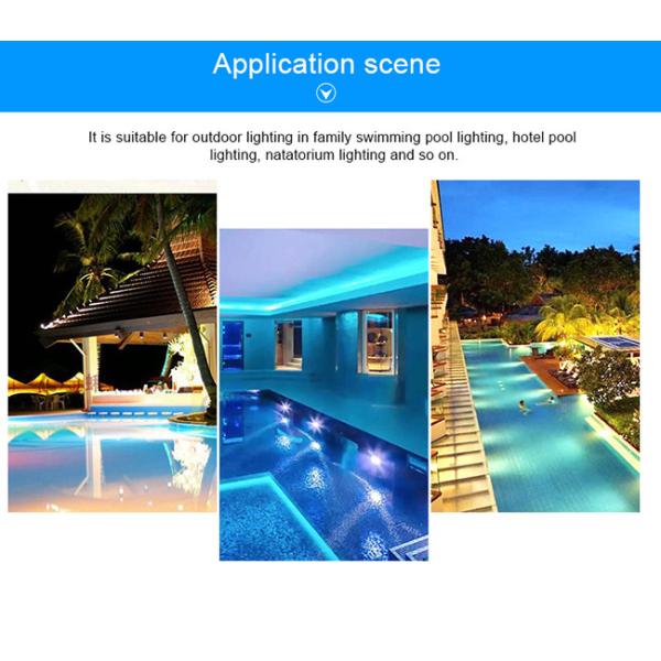 Housing Assembly 100% RGB Synchronous Control 18W PAR56 IP68 LED Pool Light Bulb