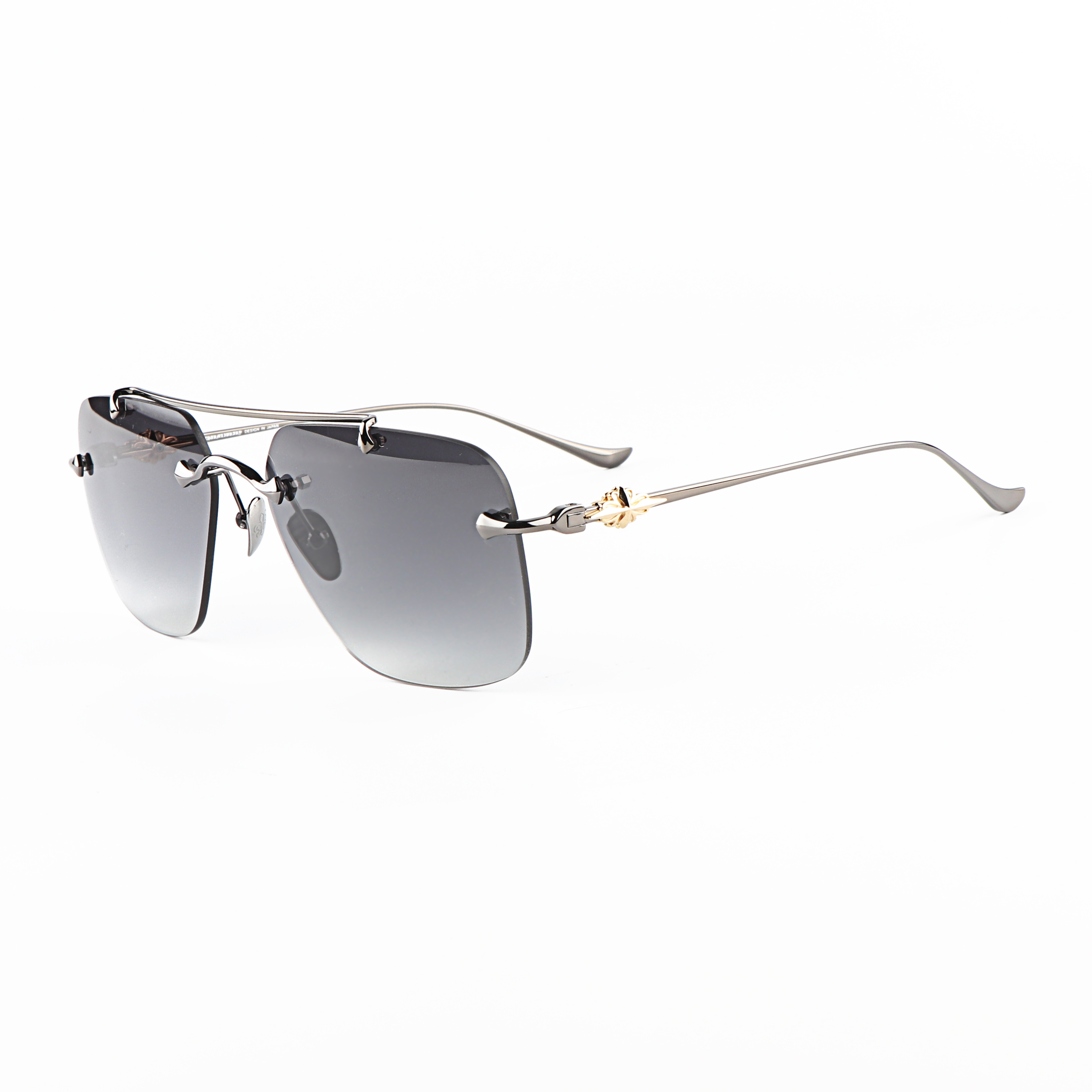 2025 Trending Beach Work Rimless Sun Shade Glasses High Quality Freedom Unisex Titan pilot Luxury Brand Style Design Sunglasses