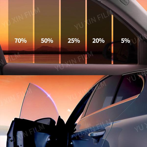 Ultra HD Nano Ceramic Car Window Film 2-4mil Thickness Anti Glare Wet Installation