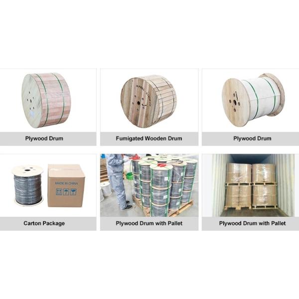 All Dielectric Loose Tube FRP 12 Core Fiber Optic Cable GYFTY with Aramid Yarn PE/LSZH Outer Sheath