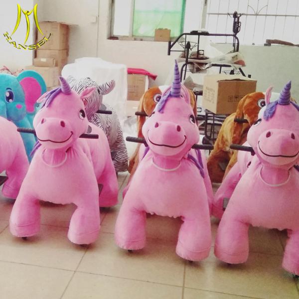 Hansel  2018 Wholesale animal coin operated rides for mall coins animals operated scooter