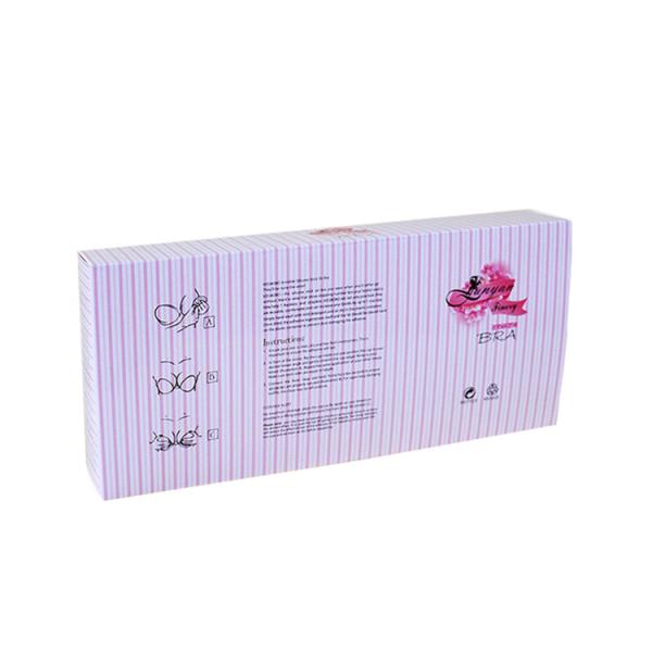 Custom Cheap Price Foldable Paper Box For  Silicone Invisible Bra With Clear Window