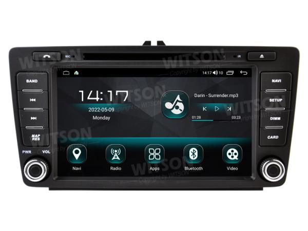 8 Screen OEM Style without DVD Deck For Skoda Octavia 2 Supperb Fabia 2007-2014 Car Stereo