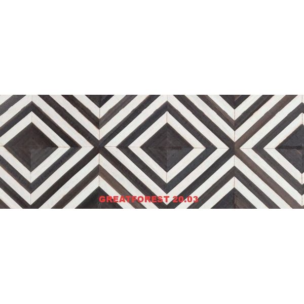 Artistic Parquet Wood Veneer Hand-Made Modern Minimalist Style Artistic Customization For Car Interior