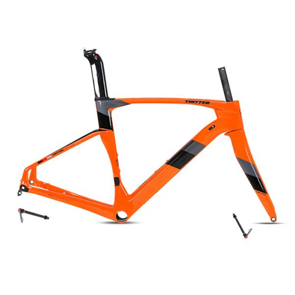 Disc Brake T900 Carbon Road Bike Frame Set With REACH Approval