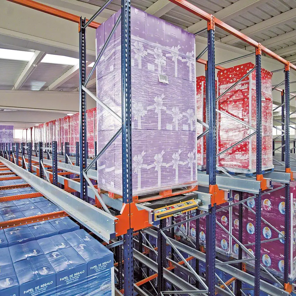 Cold Storage Radio Shuttle Rack Freezer Warehouse Pallet Racking System Subzero Temperature Stable Operation