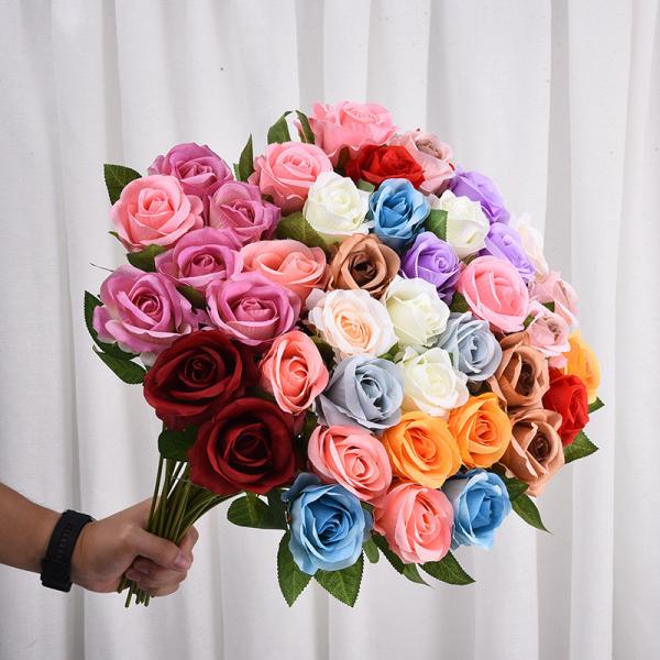 Handmade imitation roses for wedding home Valentine's Day decoration