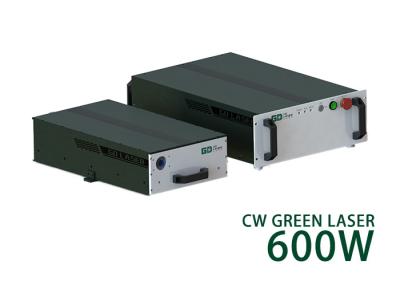 Laser de fibra CW de alta potência 600 W de modo único Nanossegundo