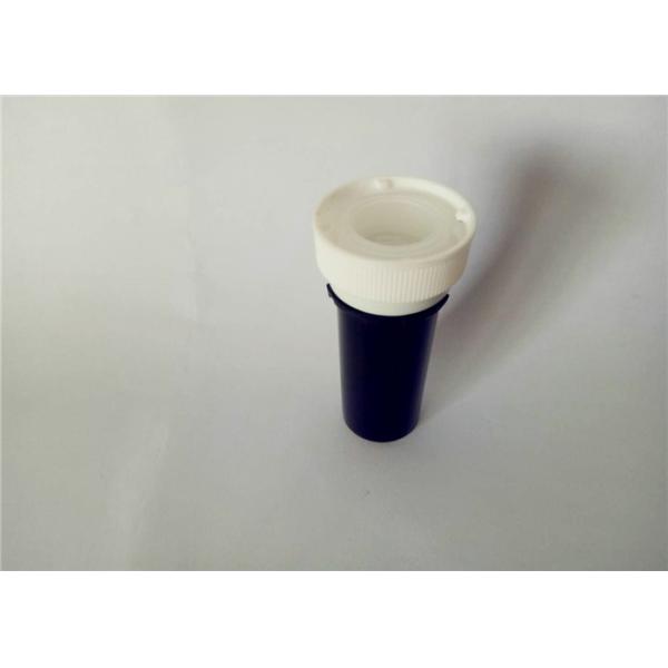 Opaque Black Cannabis Prescription Pill Contain Silk Screen Printing UV Light Blocked