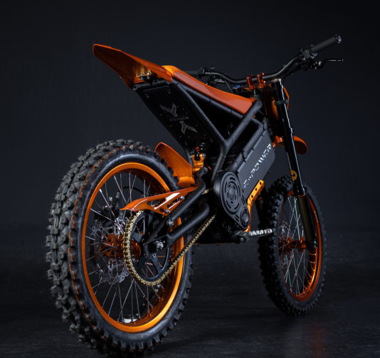 10kW Peak Power 72V 40Ah LG Lithium Battery Electric Dirt Motorcycle with Custom Adjustable Suspension