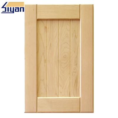 MDF Shaker Kitchen Cabinet Doors Pvc Film Wraped With 750~850kgs/M3 Density
