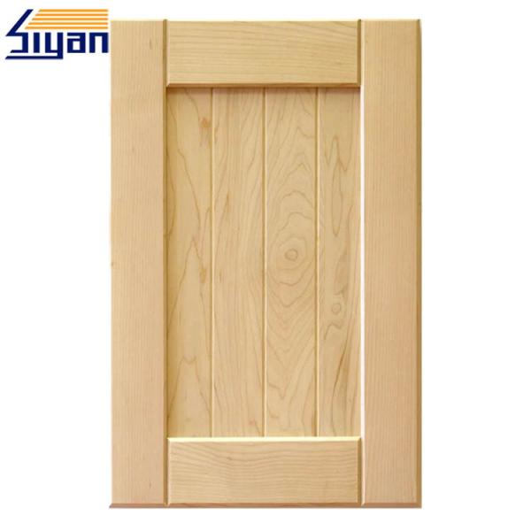 MDF Shaker Kitchen Cabinet Doors Pvc Film Wraped With 750~850kgs/M3 Density