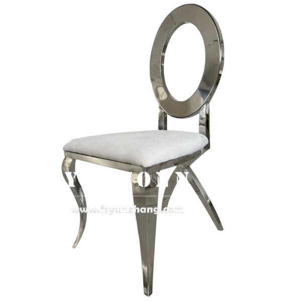 Luxury Gold Rustic Wedding Event Chair for Bride and Groom Modern Metal Banquet or Restaurant Chair