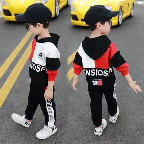 Regular Slim Primary Children'S Clothing Boys' Color Blocking Suits