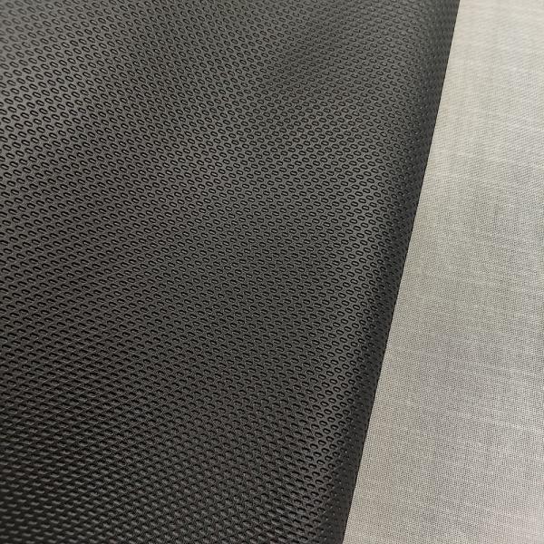 Bi Stretch PVC кожа для автомобильных сидений покрытия устойчивый черный цвет