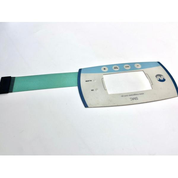 Polycarbonate Glossy Metal Dome Micro Push Button Switch With Nicmatic Female Connector