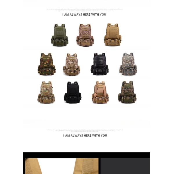 Polyester Lining Material Hiking Backpack for Outdoor Travel Camping Mountaineering Bag