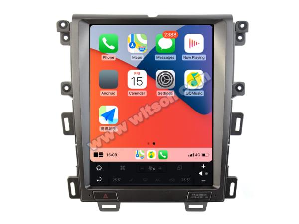 12.1 Screen Tesla Vertical Android Screen For Ford Edge 2008-2014 Car Multimedia Stereo GPS Carplay Player